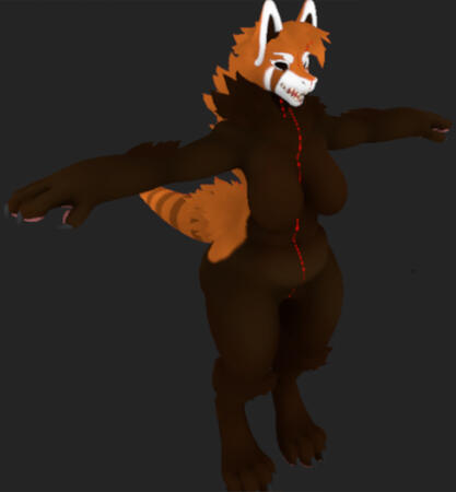 Red Panda Mama-Gen Available For Purchase